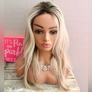 Wigs by Robyn Gia - monofilament layered blonde wig